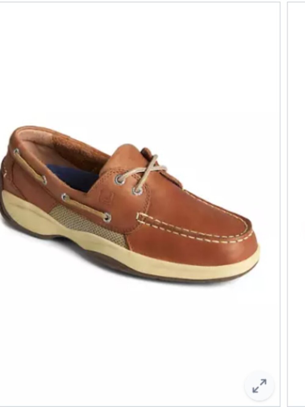Sperry Top-Sider Authentic Original 2 Eye Leather Boat Shoe Men's size 10 Brown